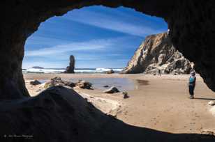 Bandon Beach cave-3477